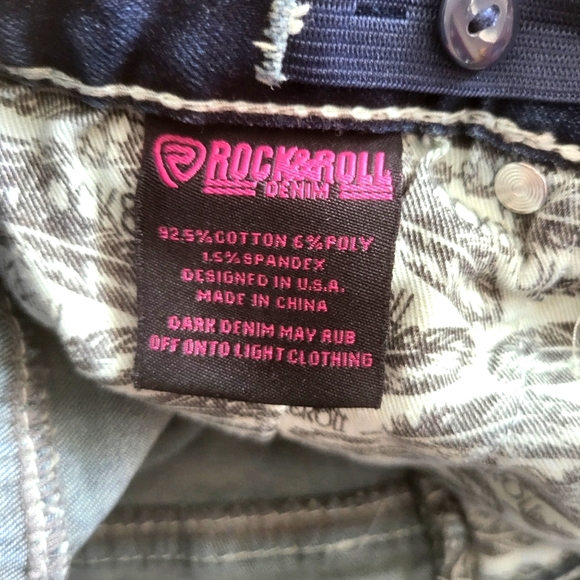 ♥️EUC♥️ ROCK & ROLL GIRLS JEANS - Picture 4 of 10